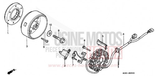 GENERATRICE XLR125RW de 1998